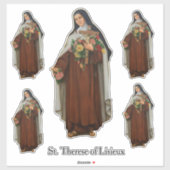 Religieuze St. Therese van Lisieux Carmelite Nun Sticker (Vel)