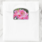 Religieuze Stargazers Ronde Sticker (Tas)