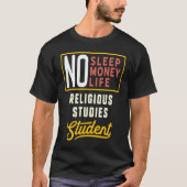 Religieuze studies Afstuderen van grote studenten T-shirt (Voorkant)