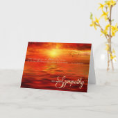 Religieuze Sunset John 14:27 Sympathie van de Schr Kaart (Gele Bloem)