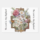 Religieuze symbolen en verzen voor sympathie inpakpapier vel (Voorkant 2)