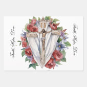 Religieuze symbolen en verzen voor sympathie inpakpapier vel (Voorkant 3)