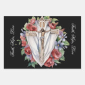 Religieuze symbolen en verzen voor sympathie inpakpapier vel (Voorkant 2)