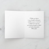 Religieuze sympathie Dank je kaart - Dove (Binnen)