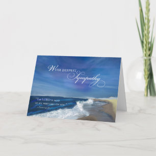 Religieuze Sympathie Golven op Ocean Blue Sky Kaart