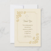 Religieuze sympathie Hartelijk dank Bedankkaart (Voorkant)