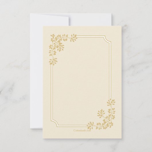 Religieuze sympathie Hartelijk dank Bedankkaart (Achterkant)