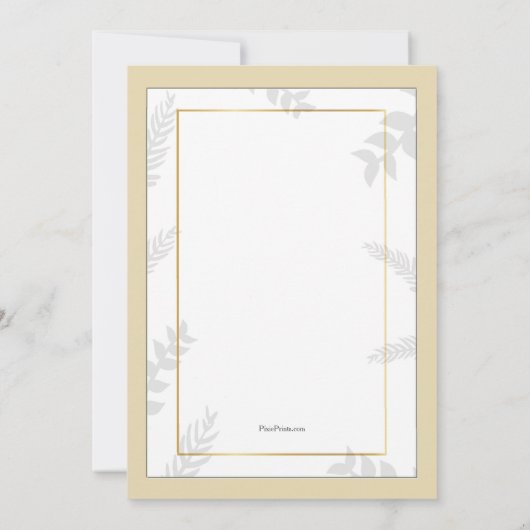 Religieuze sympathie Hartelijk dank Kaart (Achterkant)