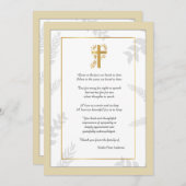 Religieuze sympathie Hartelijk dank Kaart (Voorkant / Achterkant)