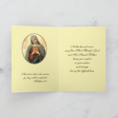 Religieuze sympathie Sorrowful Moeder Mary Katholi Kaart (Binnen)