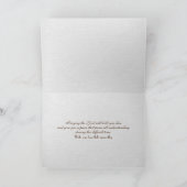 religieuze sympathie voor wilde bloemen kaart (Binnen)