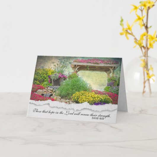 religieuze sympathie - zomertuin kaart (Gele Bloem)