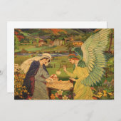 religieuze tapsbouw met Baby Jezus Christus (Voorkant / Achterkant)