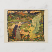  religieuze tapsbouw met Baby Jezus Christus Briefkaart (Voorkant)