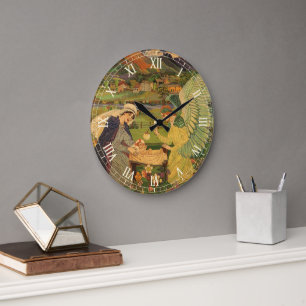 religieuze tapsbouw met Baby Jezus Christus Grote Klok