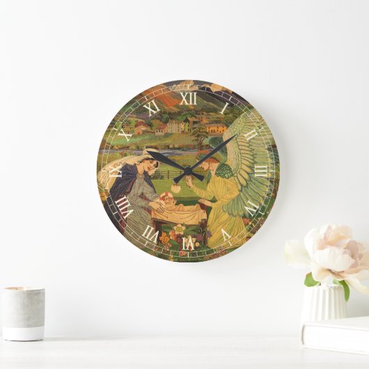  religieuze tapsbouw met Baby Jezus Christus Grote Klok (Huis)