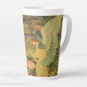  religieuze tapsbouw met Baby Jezus Christus Latte Mok (Rechterhoek)