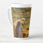  religieuze tapsbouw met Baby Jezus Christus Latte Mok (Linkerhoek)