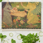  religieuze tapsbouw met Baby Jezus Christus Theedoek (Gevouwen)