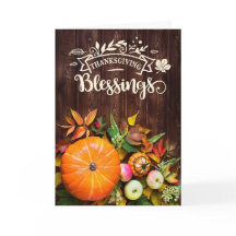 Religieuze Thanksgiving Blessings Harvest Pumkins