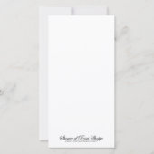 Religieuze Thanksgiving Maagd Mary Jesus Katholiek Bedankkaart (Achterkant)