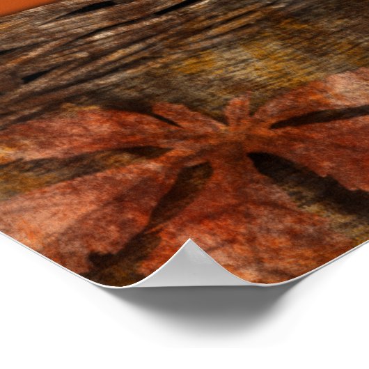 Religieuze Thanksgiving Poster met psalm 95:2 (Hoek)