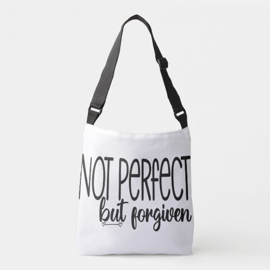 Religieuze thema zwart-wit Canvas tas (Voorkant)