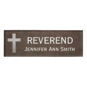 Religieuze titel Reverend Naambadge (Voorkant)