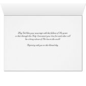 Religieuze trouwkaart (Binenzijde Horizontaal (Onderkant))