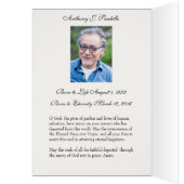 Religieuze uitvaart condoleance dank je wel Maagd (Binnen (Links))