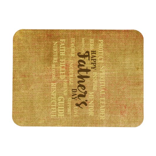 Religieuze vaderdag, kwaliteiten van de vader magneet (Horizontaal)