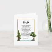 Religieuze Vaderdag / Verjaardag Kaart Bijbelvers (Voorkant)