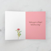 Religieuze Valentijnsdag 1 Korintiërs 16 14 Roos Kaart (Binnen)