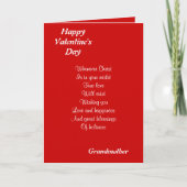 Religieuze Valentijnsdag grootmoeder Feestdagen Kaart (Voorkant)