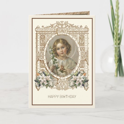 Religieuze verjaardag Heilige Hart van Jezus Kaart (Voorkant)