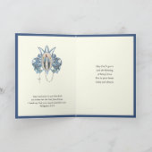 Religieuze verjaardag Maagd Mary Floral Kaart (Binnen)
