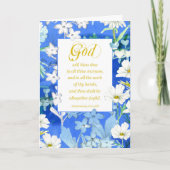 Religieuze verjaardag Schrift Deuteronomium Bloeme Kaart (Voorkant)