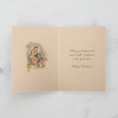 Religieuze Verjaardag Zegeningen Maagd Maria Kaart (Binnen)