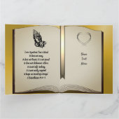 Religieuze verjaardagskaart voor 50 jaar voor moed kaart (Binnen)