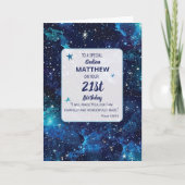 Religieuze Verjaardagssterren Kaart (Voorkant)