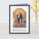 Religieuze veronderstelling Maagd Mary Prayer Rosa Kaart (Gele Bloem)