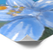 Religieuze veronderstelling van Mary Angels Blue F Poster (Hoek)