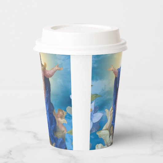 Religieuze veronderstelling van Mary Angels kathol Papieren Bekers (Links)