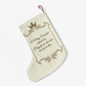 Religieuze verslaafde maagd Maria katholieke gebed Kleine Kerstsok (Achterkant (Hangend))