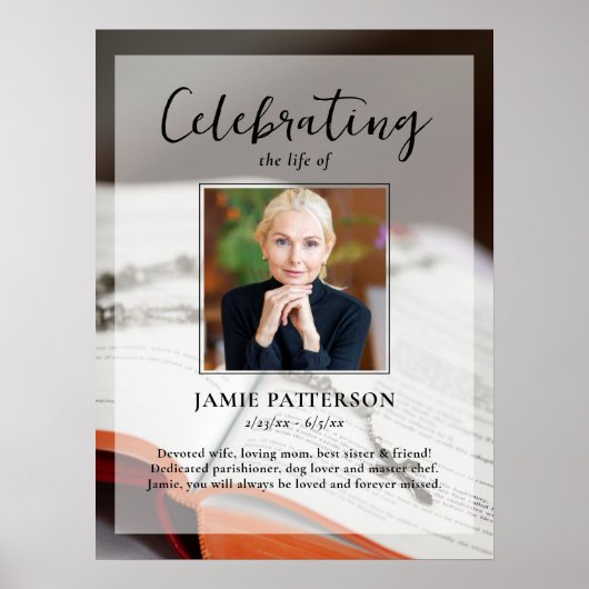 Religieuze viering van het leven op maat gemaakte  poster (Voorkant)