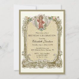 Religieuze vogeldag Elegant Floral Rozen Kaart