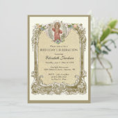 Religieuze vogeldag Elegant Floral Rozen Kaart (Staand voorkant)