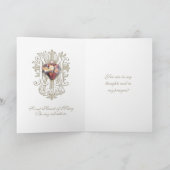 Religieuze vriendschap Gepest Maagd Mary  Kaart (Binnen)