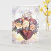 Religieuze vriendschap Gepest Maagd Mary  Kaart (Gele Bloem)