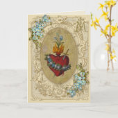 Religieuze vriendschap Gepest Maagd Mary  Kaart (Gele Bloem)